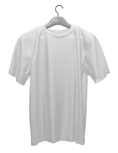Free mockup short-sleeved t-shirt hanging